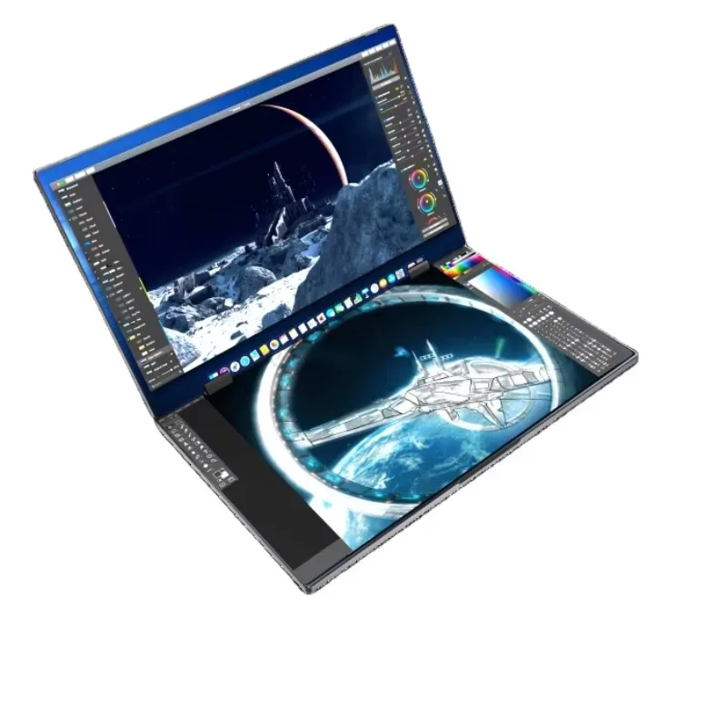 2026 New Laptop Screen Extender, 15.6 Inch FHD 1080P USB-C Triple Portable Monitor For Laptop IPS Computer Display
