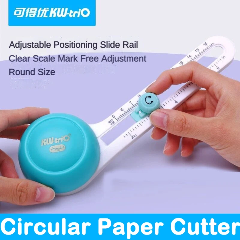 

Round Cutting Knife DIY Compass Circle Cutter 360 Adjustable Scrapbooking Paper Circular Scrapbooking Cards Cutters Stationery