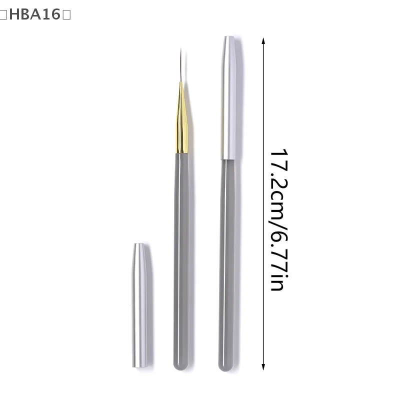 Pinceles para delineador de uñas, pincel para uñas de Gel, esmalte de uñas extremadamente fino, pincel para pintar, dibujo, diseño artístico de uñas