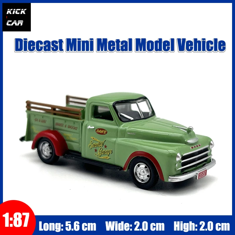 OXFORD Diecast Model Car 1:87 Stepside Pickup Car B1B Pickup Truck Gifts for Boys Girls Holiday Hobby Collection