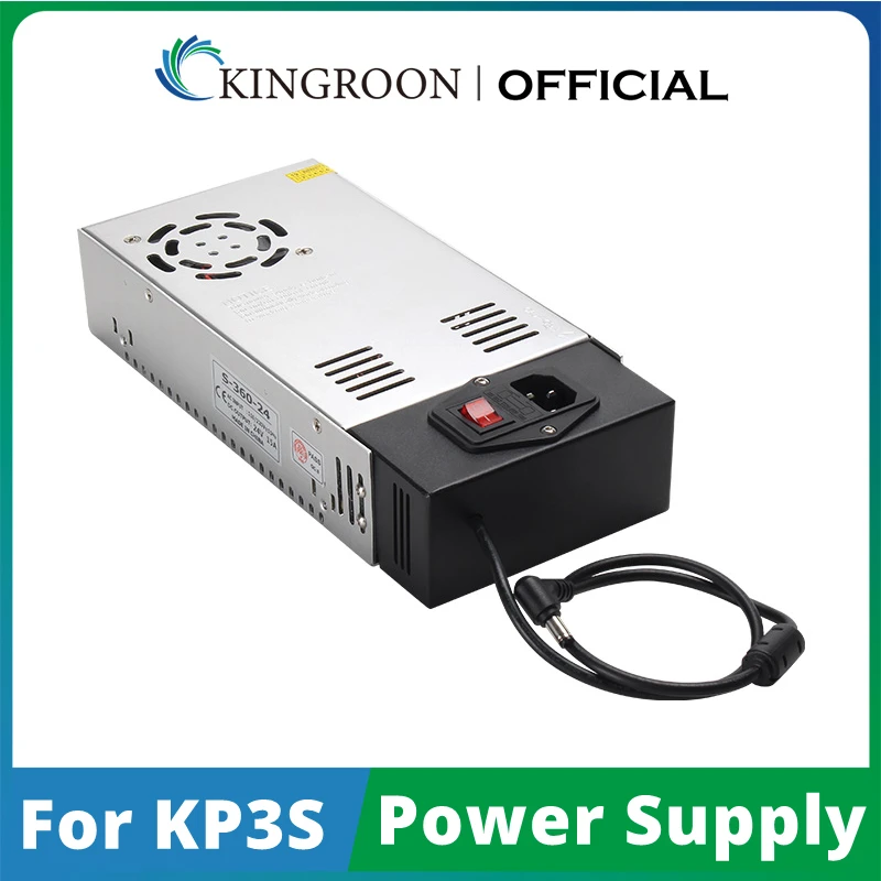 KINGROON KP3S Power Supply 24V 360W Suitable For 115~230V AC DC Universal Regulated Electronic Driver For 3D Printer