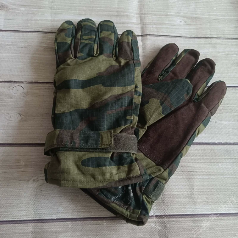 Russian Public Original 97flora Striped Winter Warm Combat Gloves