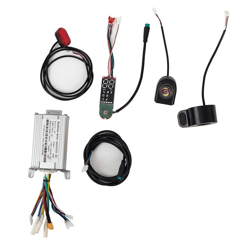 Top!-36V 350W 15A Motor Controller+Dashboard+Front/Rear Light Speed Controller for Xiaomi Scooter Electric Bicycle E-Bike