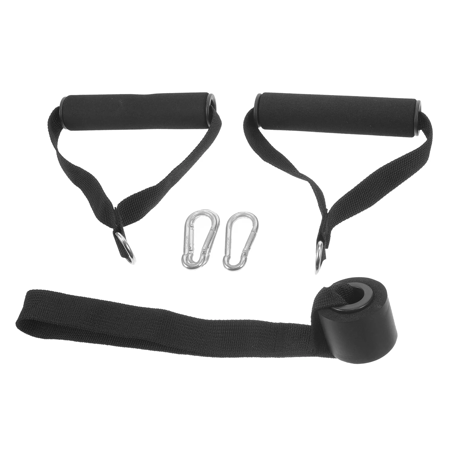 

Tension Rope Set Ergonomic Cable Handles Portable Resistance Band Exercising Workout Gym Supply Fitness Pull Attachments for