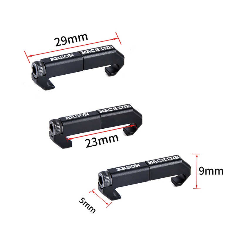 M-LOK Keymod 20mm Wire Guide System Cable Management 3PCS/Set Machine Introduces Tail Fixed Aluminum Nylon