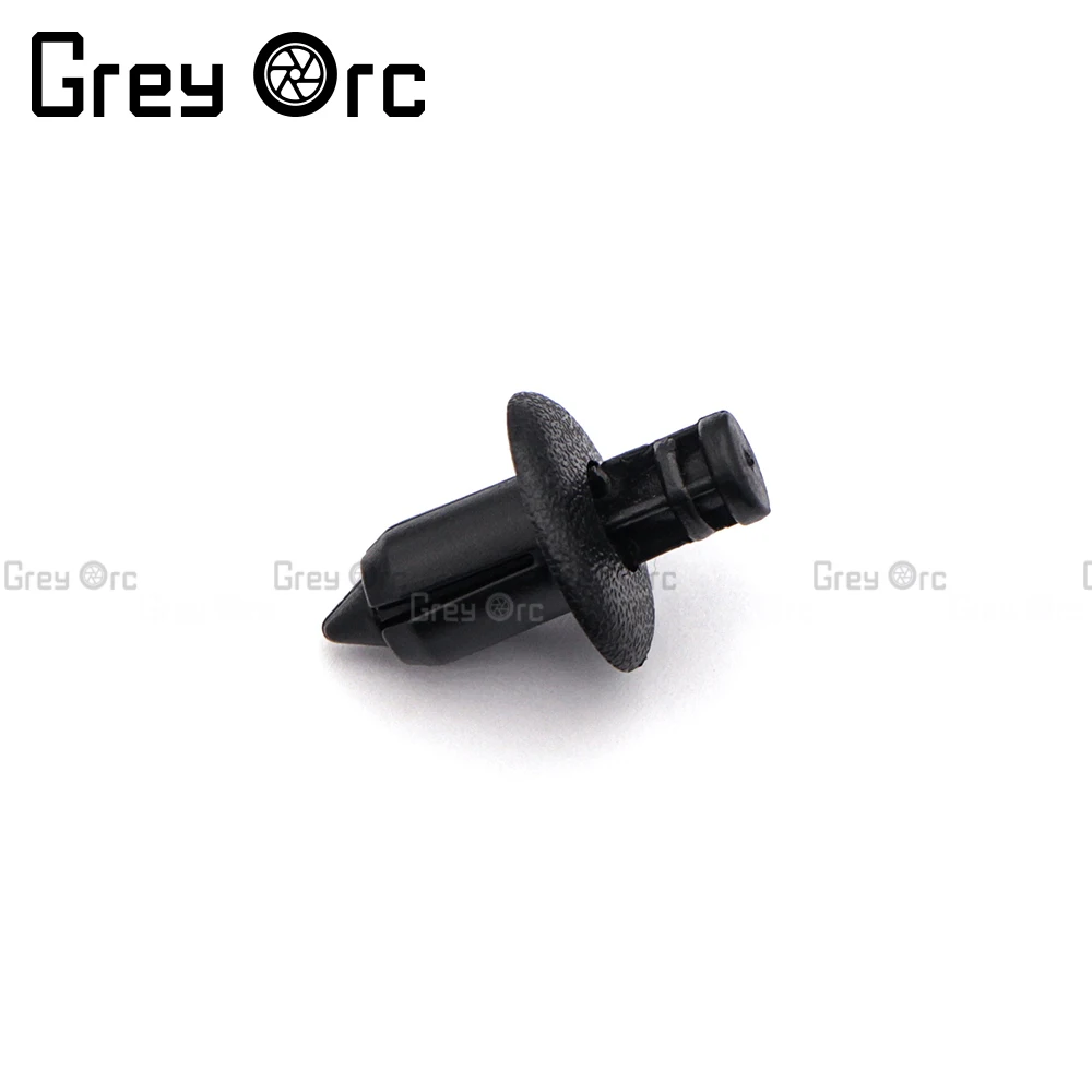 8mm Universal Auto Verkleidung Körper schwarz Niet 20 Stück Einstell platte Befestigungs clips Kunststoff Push Pin Verschluss Motorrad Zubehör