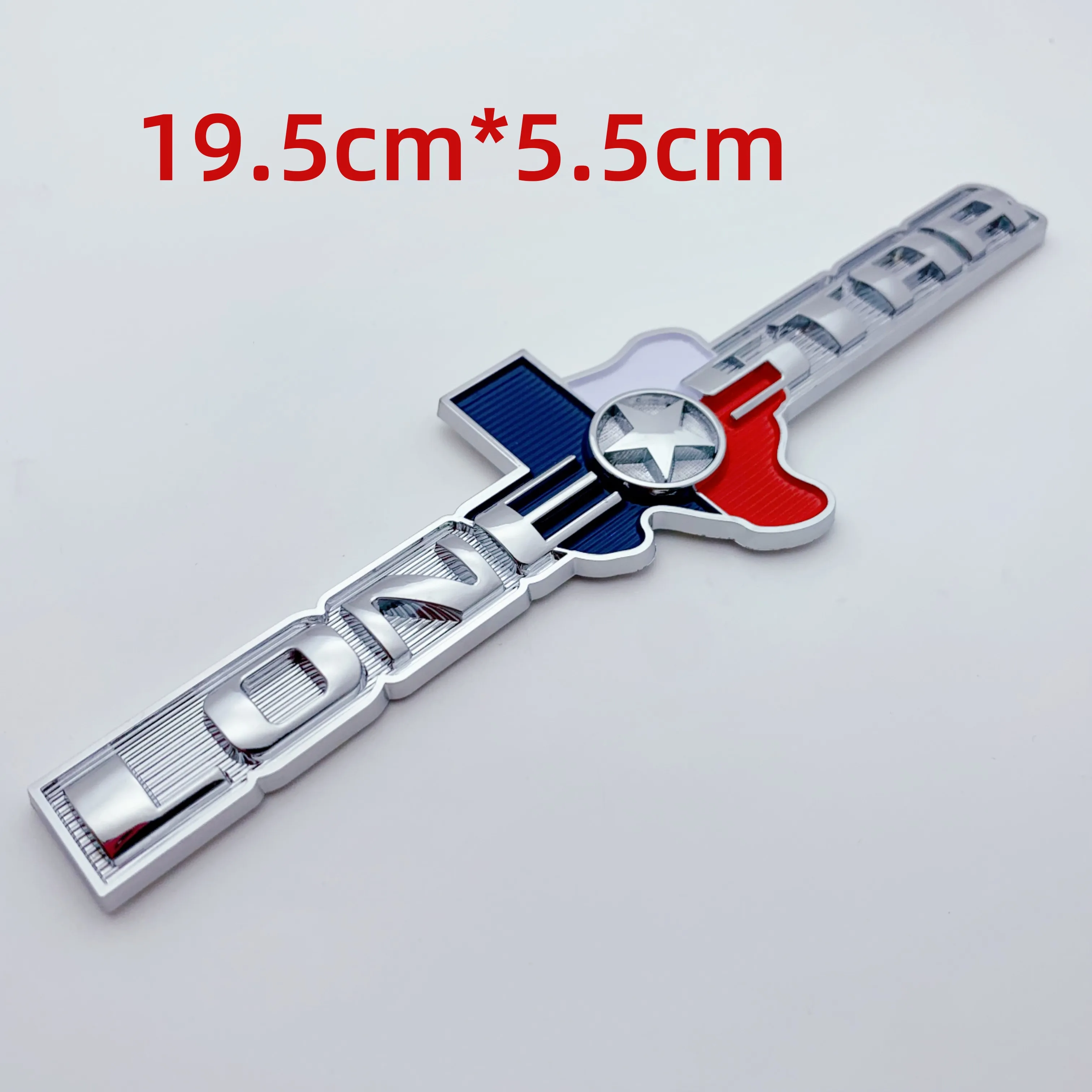 1pcs ABS LoneStar Five Star Texas Emblem Car Sticker Suitable for Jeep Wrangler Compass Tail Label Side Door Sticker Accessories