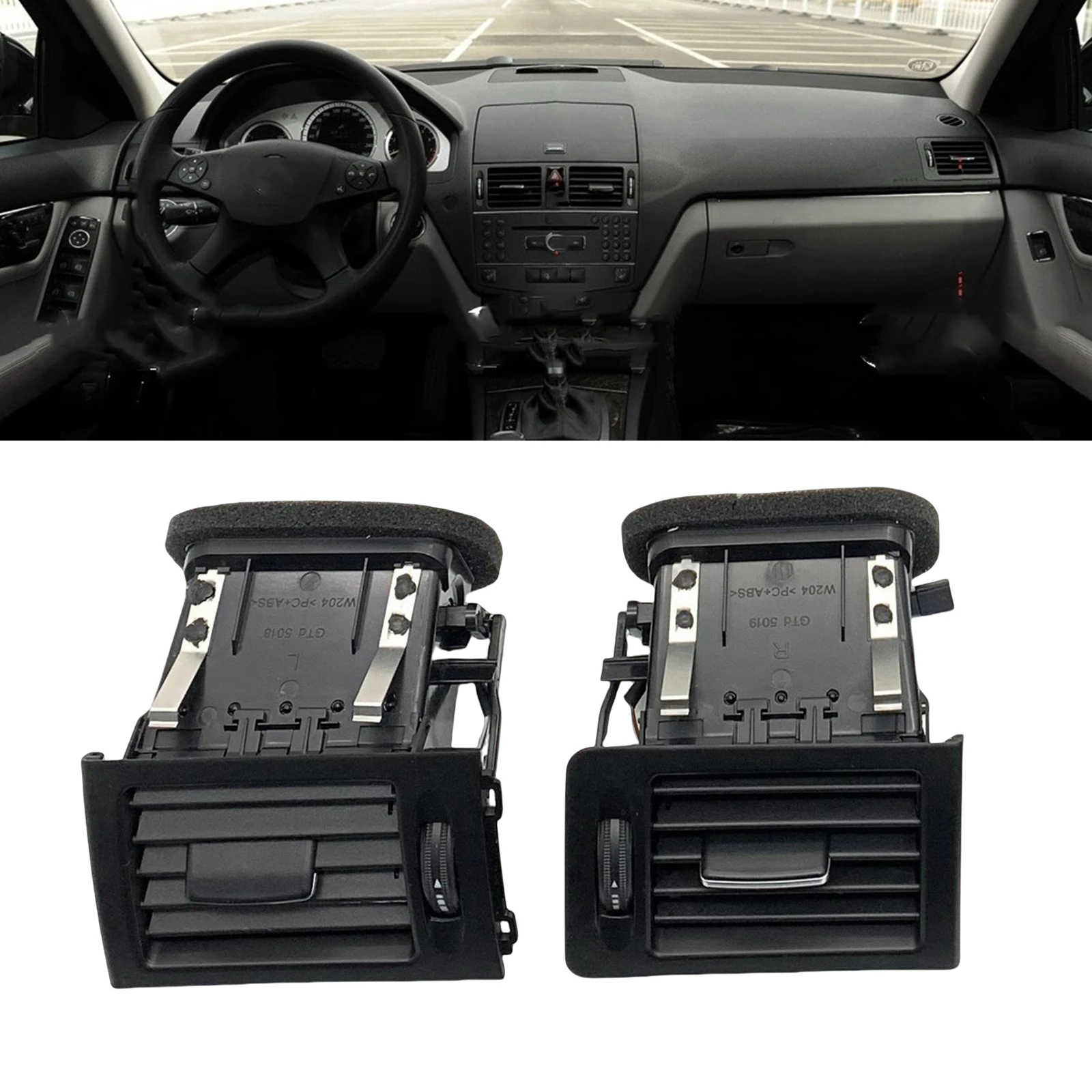 

Интерьер автомобиля, вентиляционное отверстие для кондиционера, решетка в сборе для Mercedes Benz C Class W204 2007-2010 LHD