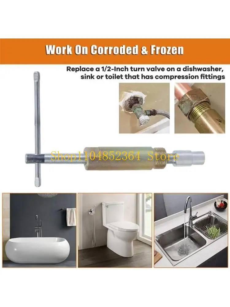 

652F Инструмент для снятия компрессионных колец Съемник наконечников Профессиональная многофункциональная сантехника для снятия