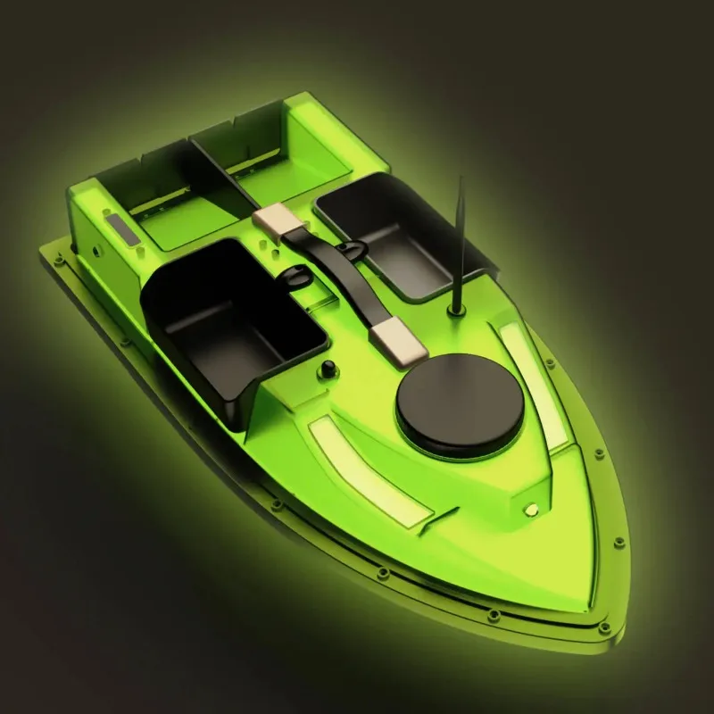 D19 GPS RC Bait Boat 600M 4 Hoppers 2kg 12000mAh LED Night Fishing view 5