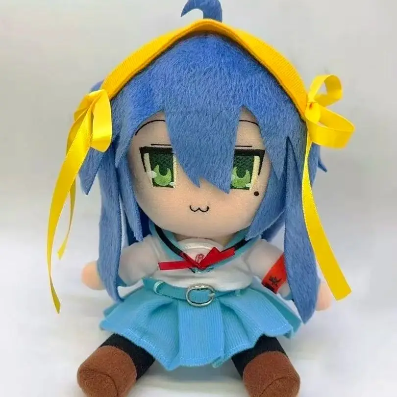

New 20cm Lucky Star Plush Toys Cute Soft Stuffed Animal Fumo Izumi Konata Dolls For Kid Birthday Christmas Gift