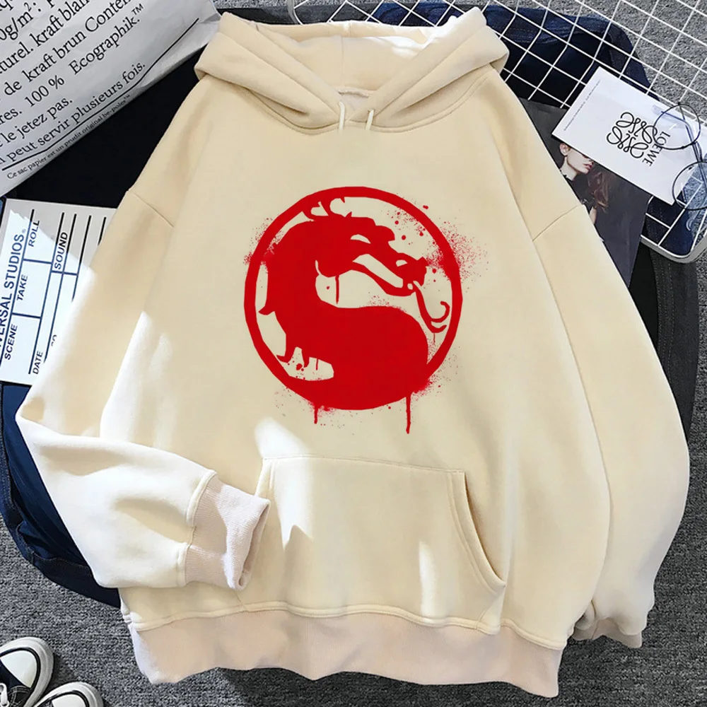 

Mortal Kombat hoodie designer graphic athleisure kawaii comic comfortable girl pullover hoddie Y2K pattern comic Japanese