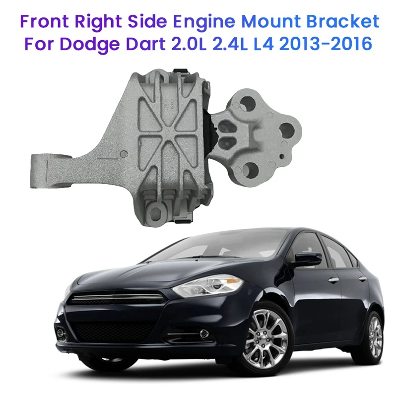 

Front Right Side Engine Mount Bracket 68102279AG 68102279AF For Dodge Dart 2.4L L4 2013-2016 Hydraulic Motor Mount