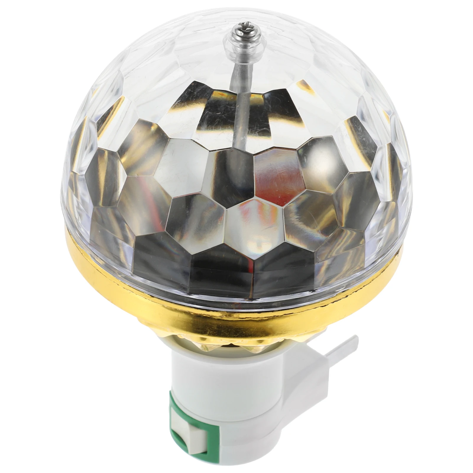

1 set Creative Rotating Crystal Ball Lamp Led Stage Light Disco Ktv Party Decorative Colorful Bulb Lighting Indoor Dj Rotation