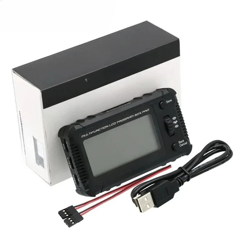 Multi Functional LCD Program Box Pro OTA Parameters/LCD Program Card, Used for XeRun EZRUN PLANUM ESC Car Boat Toy