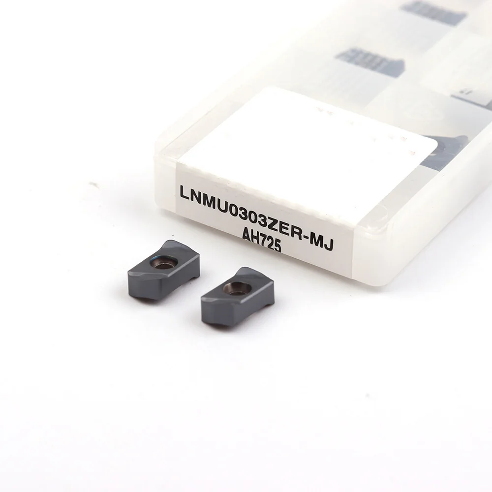 Insert LNMU0303ZER MJ AH725 AH130 100% Original Tungaloy Carbide inserts CNC Lathe Tools External Turning Blade Tools for Steel