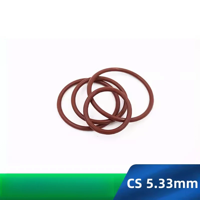 

Custom FKM O-rings CS 5.33mm Fluoroelastomer Gasket Chemicals Oils High-temperature Corrosion Resistance Brown