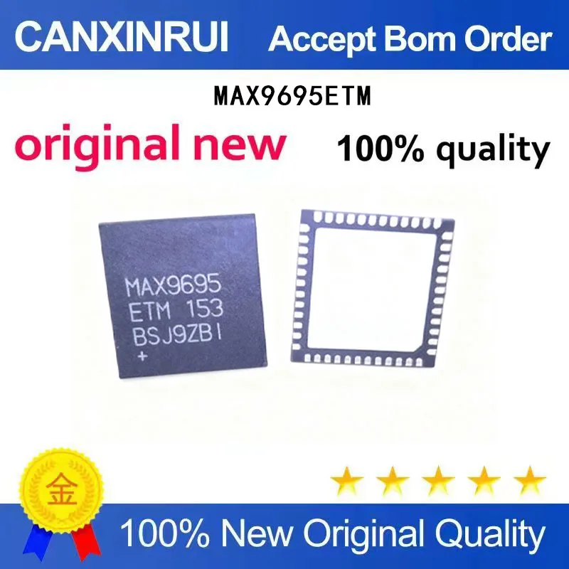 (5-100 Pieces)New stock MAX9695ETM MAX9695 QFN
