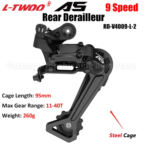 Imagen 2 del producto LTWOO A5 1X9 velocidades MTB bicicleta desviador grupo Compatible SHIMANO BANBOK 32T 36T Cassette volante VG cadenas piezas de bicicleta