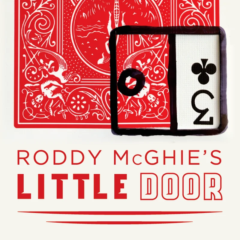 Pequena porta por roddy mcghie cartão truques de magia truque ilusões perto adereços mágicos rua mentalismo força deck