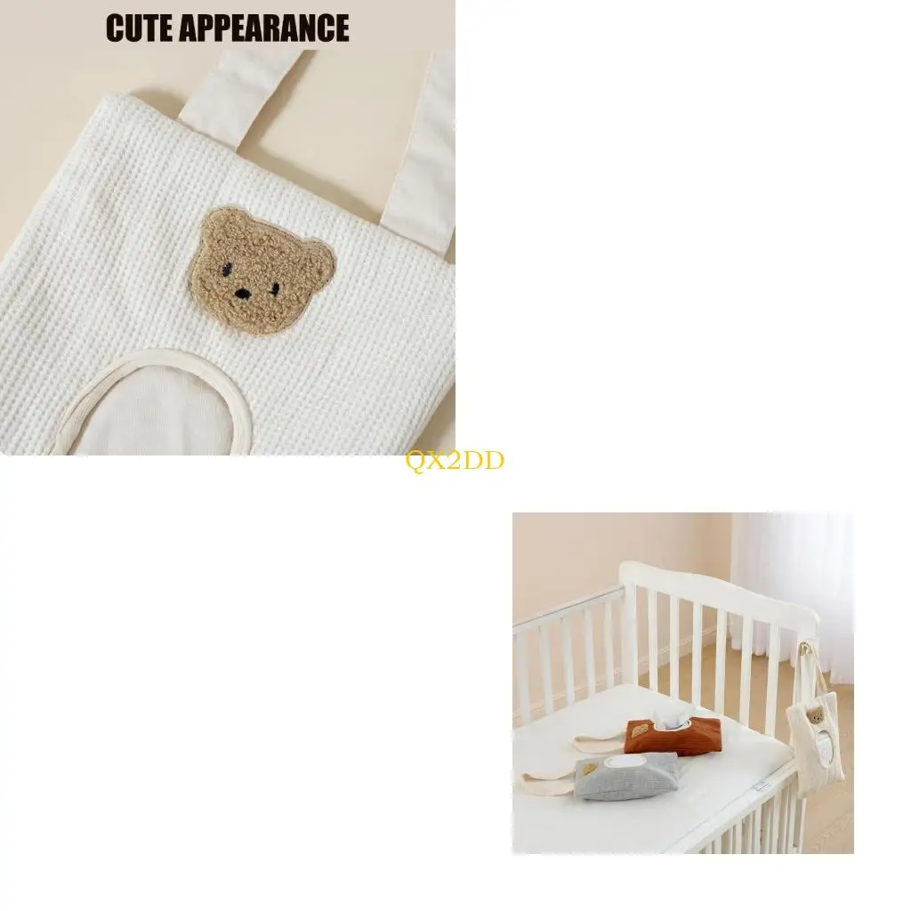 

QX2D Baby Wipe Dispenser Reusable Travel Container Baby Wipe Case for Diaper Bag Use