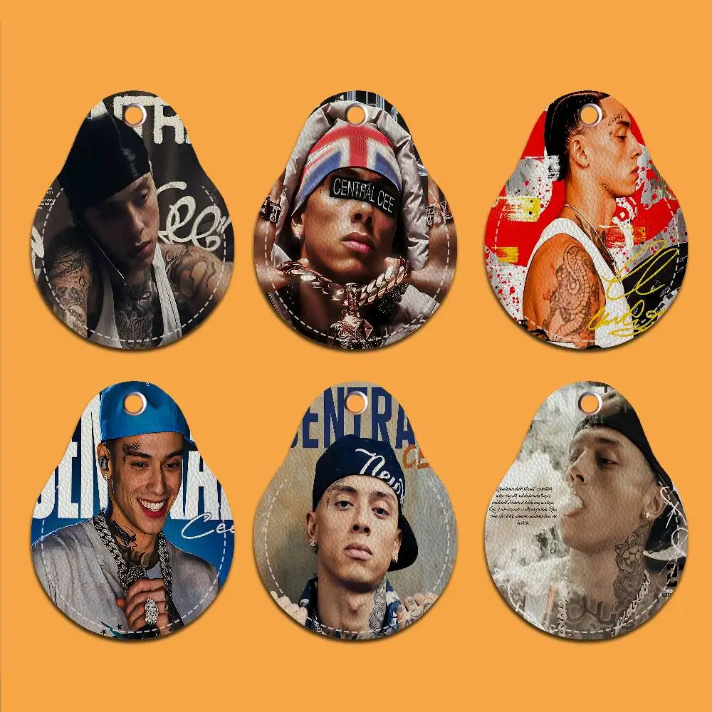 المغني C-المركز Cee المفاتيح الوصول حافظة للبطاقات مفتاح العلامة حلقة حامل بطاقة جلدية المفاتيح حلقة رئيسية قفل الباب الوصول العلامات #1