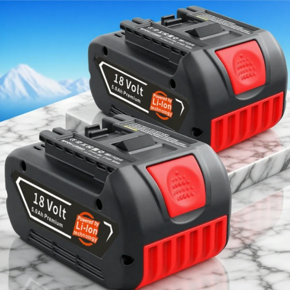 

18V 5000mAh Replacement Li-Ion Battery for Bosch BAT618 BAT619 BAT610 BAT609 BAT612 BAT622 Electric Tools.