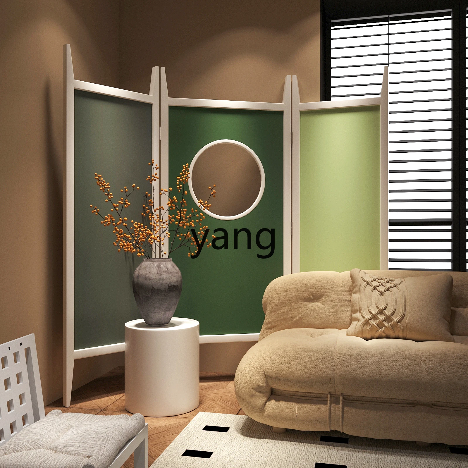 LTT  Subareas Screens Modern Living Room Dining Room Bedroom Minimalist Creative Decorative Solid Wood