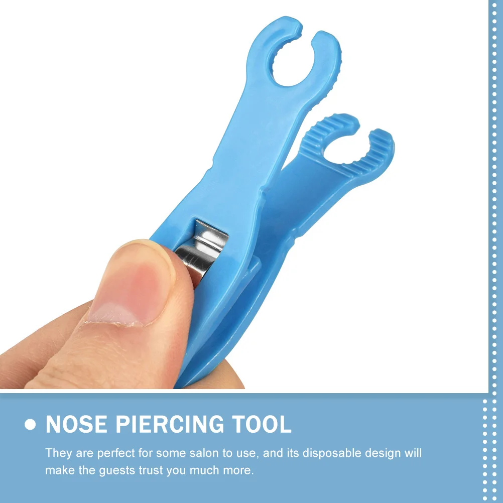 

5Pcs Disposable Piercing Clamps Small Fixing Clips for Eyebrow Belly Button Tongue Anti-Skid Piercing Tools Set