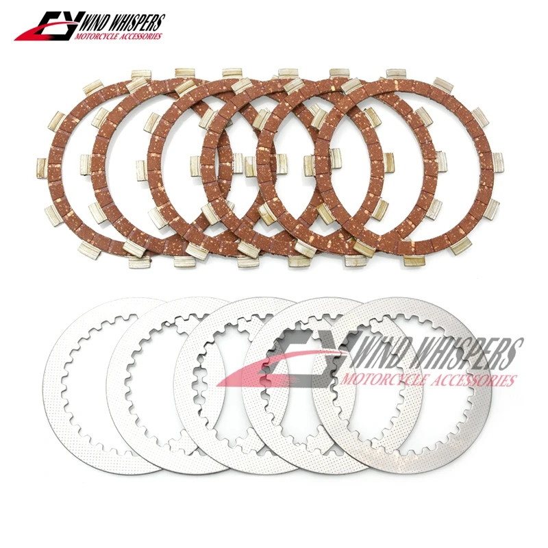 Clutch Disc Friction Clutch Cork Plates Set For Yamaha XG 250 Tricker XG250 XT250 XT 250 Serow 250 XT250X