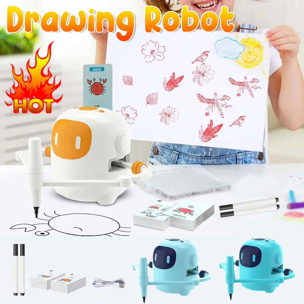 Kids Automatic Drawing Robot Toy z box wanletu – prawdziwa ocena dla rodziców dzieci w wieku 4–9 lat