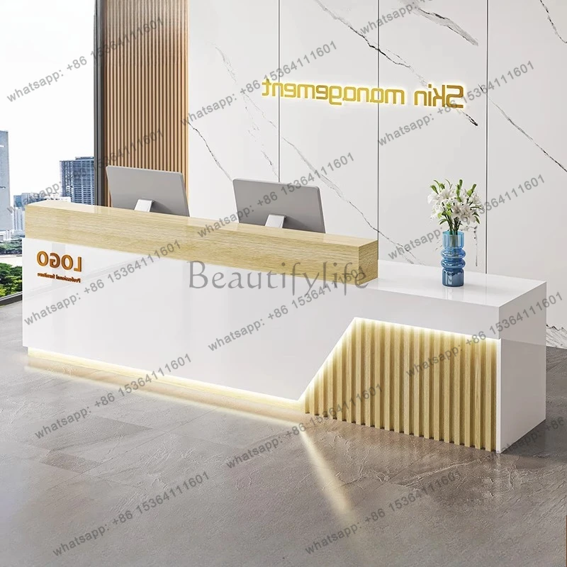 

Дизайнерские деревянные стойки регистрации Компания Длинные роскошные отели Ресторан Красота Стойки регистрации Магазин Comptoire Accembali Модная мебель