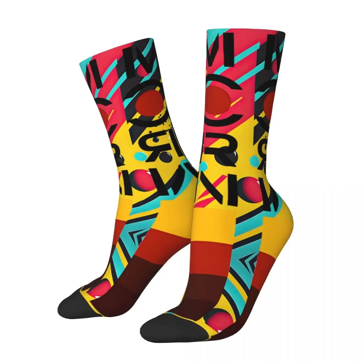 Smart Men's Socks Retro Harajuku T-The Expanse Street Style Novelty Pattern Crew Sock