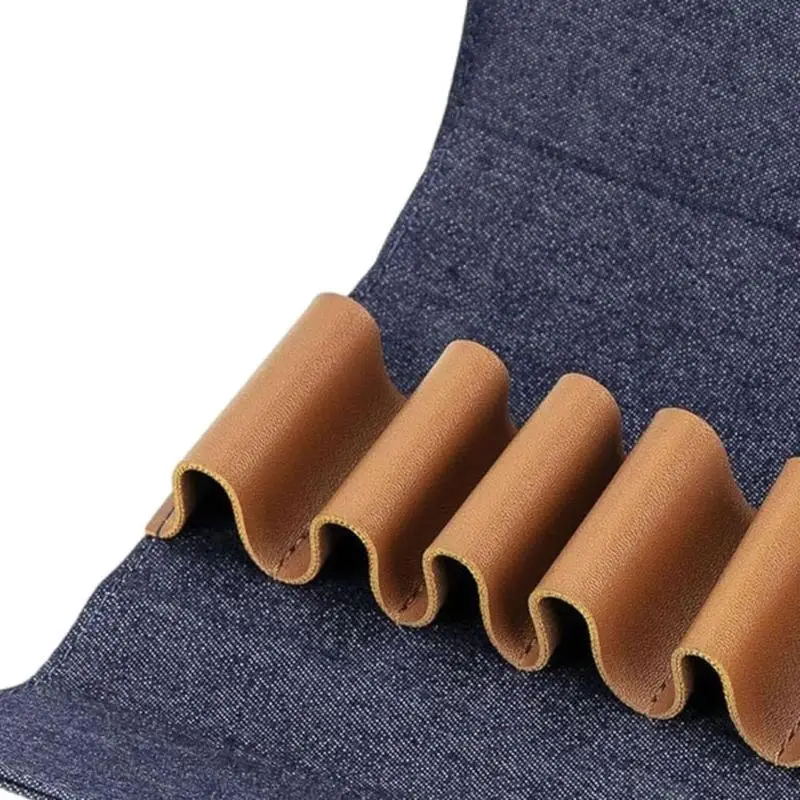 E8BD Gift Ready Roller Bottle Organizers Delicate 10ML Essential Oil Pouches Soft Fabric Shockproof Carriers In Blue