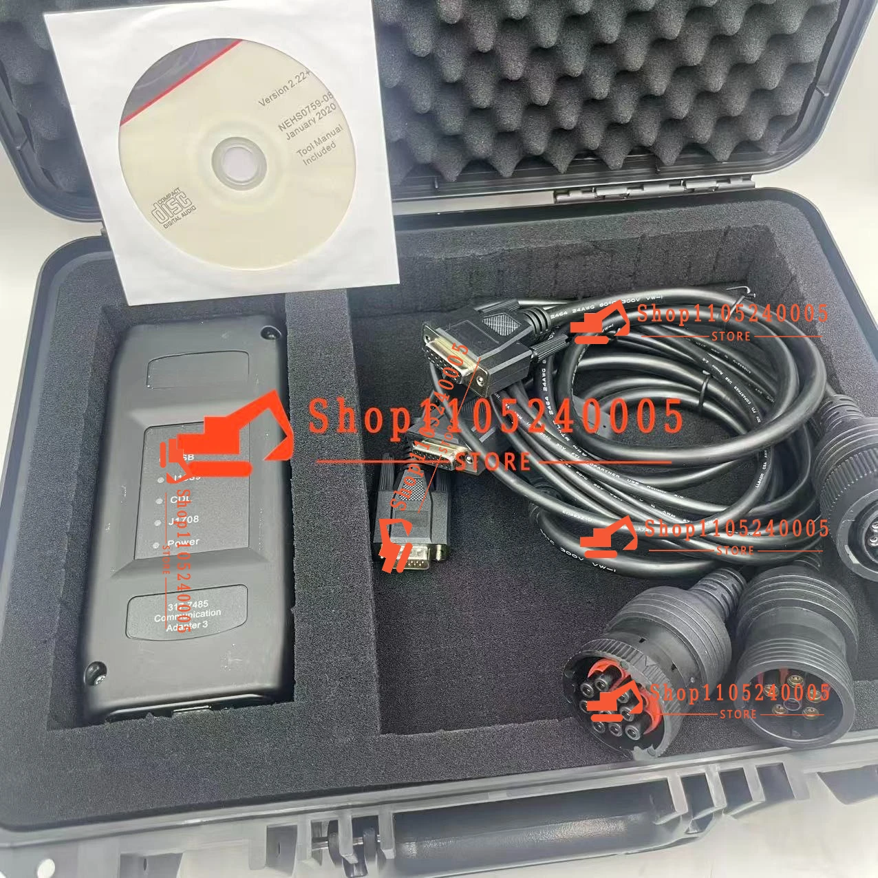2018 Version 3177485 ET3 Communication Adapter Group ET III Electric System Diagnostic Tool Kit 317-7485
