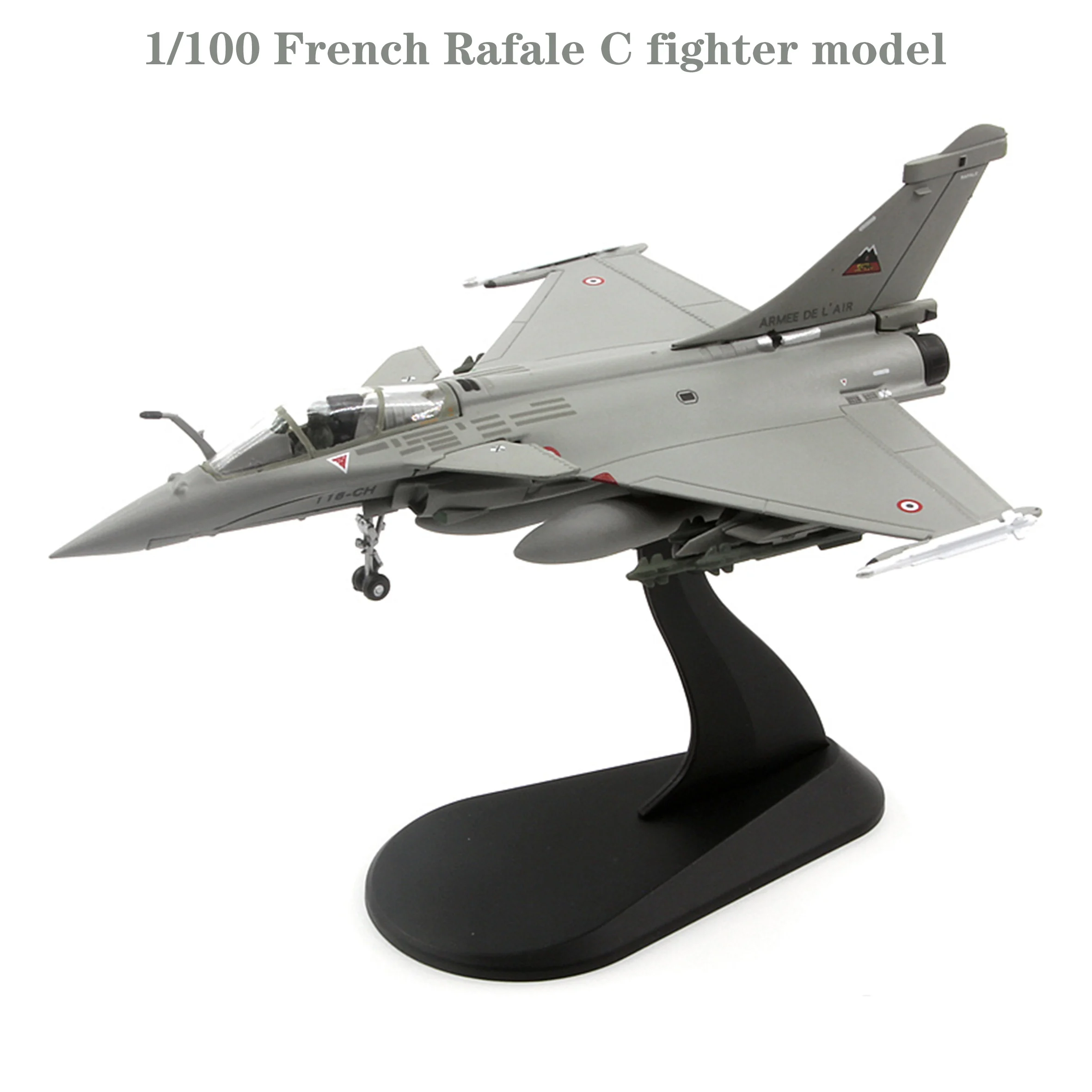 1/100 French Rafale C fighter model  Simulation model of alloy finished products