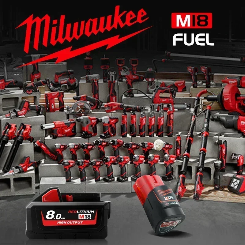 2026 ترقية 18V 12Ah استبدال البطارية لميلووكي M18 M18B5 XC 48-11-1815 48-11-1850 2604-22 2604-20 2708-22 2607-22