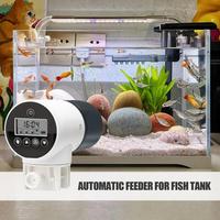 Automatic Fish Feeder Electric Aquarium Feeder With Smart Timer Silent Auto Fish Food Dispenser 200ml Feed Box Timer Auto Supply