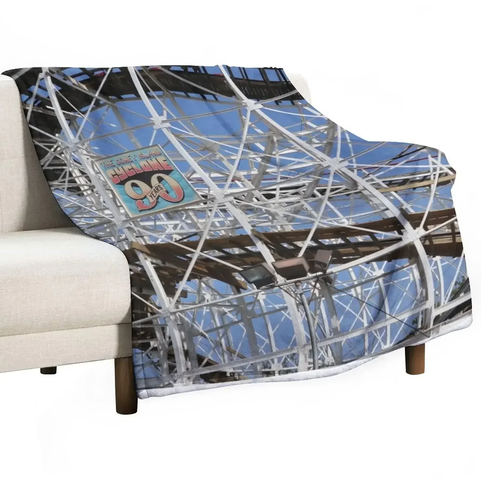 Rollercoaster! Throw Blanket decorative Decorative Sofas Blankets