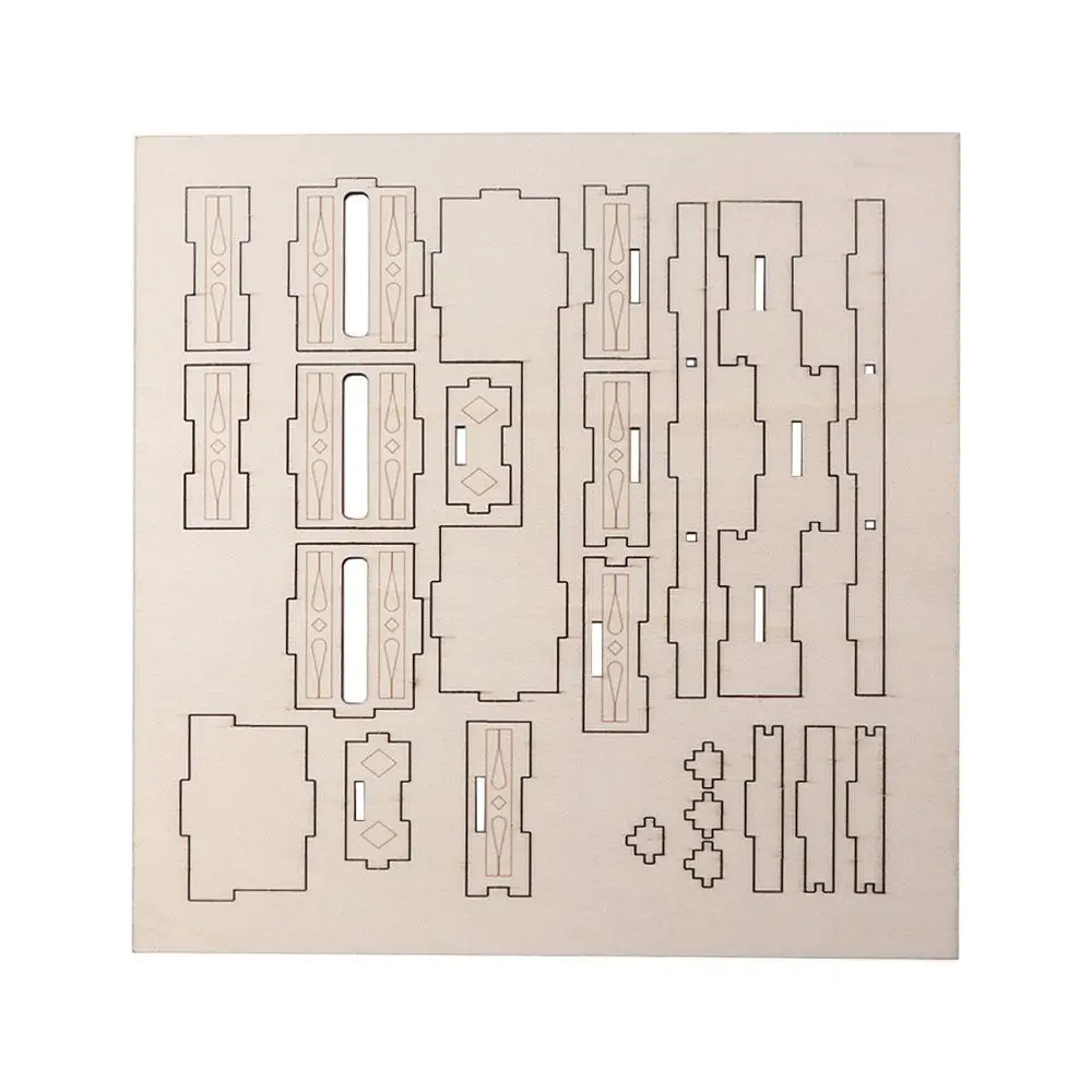 

Assembling Wooden DIY Magic Set Wooden Brain Finger Magic Trick Toy Classical Educational Magic Pencil Box Toy for Children