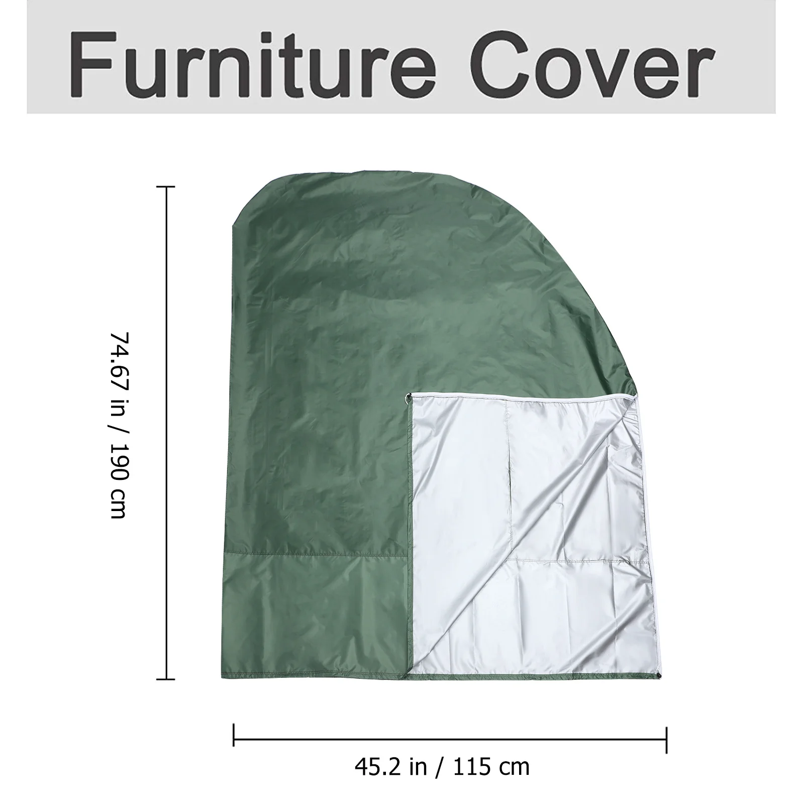 

Garden Swing Protector 210d Oxford Waterproof Durable Sunshade Tent for Outdoor Use Swing Cover Cover Chair Protector