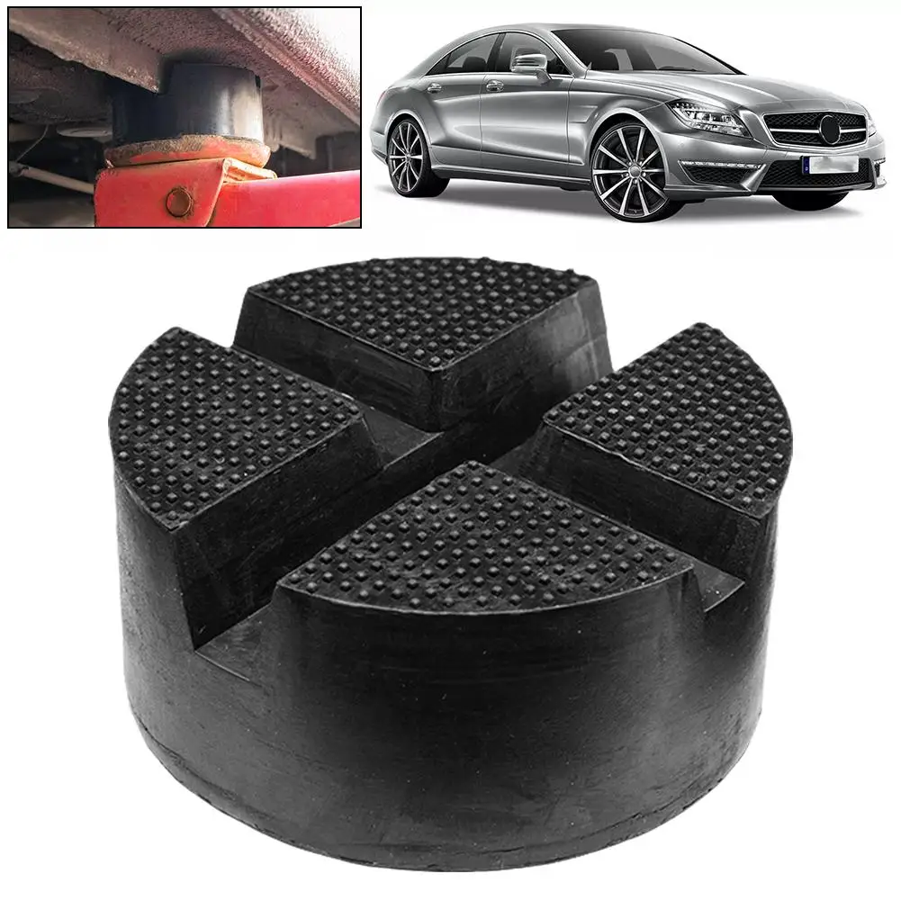 Grooved Trolley Rubber Jack Pad Floor Frame Rail Protector Pinch Weld Side Floor Support For Car Truck 2-3 Tone Unive S1u1