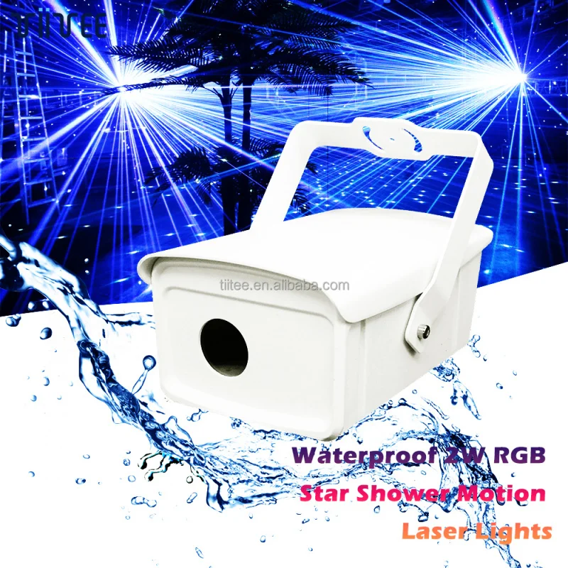 

Уличный ландшафтный лазерный светильник Tiitee IP65 с автоматическим режимом, 2 Вт, эффект звездного неба, для сада