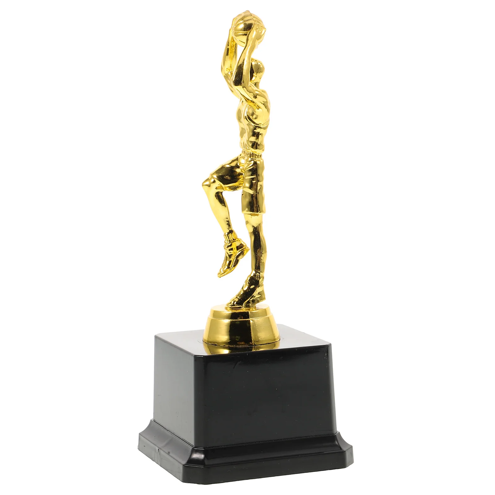 

Basketball Trophies Plastic Basketball Figure Trophy Prime for Tournaments Competitions (Golden) basketball player trophy