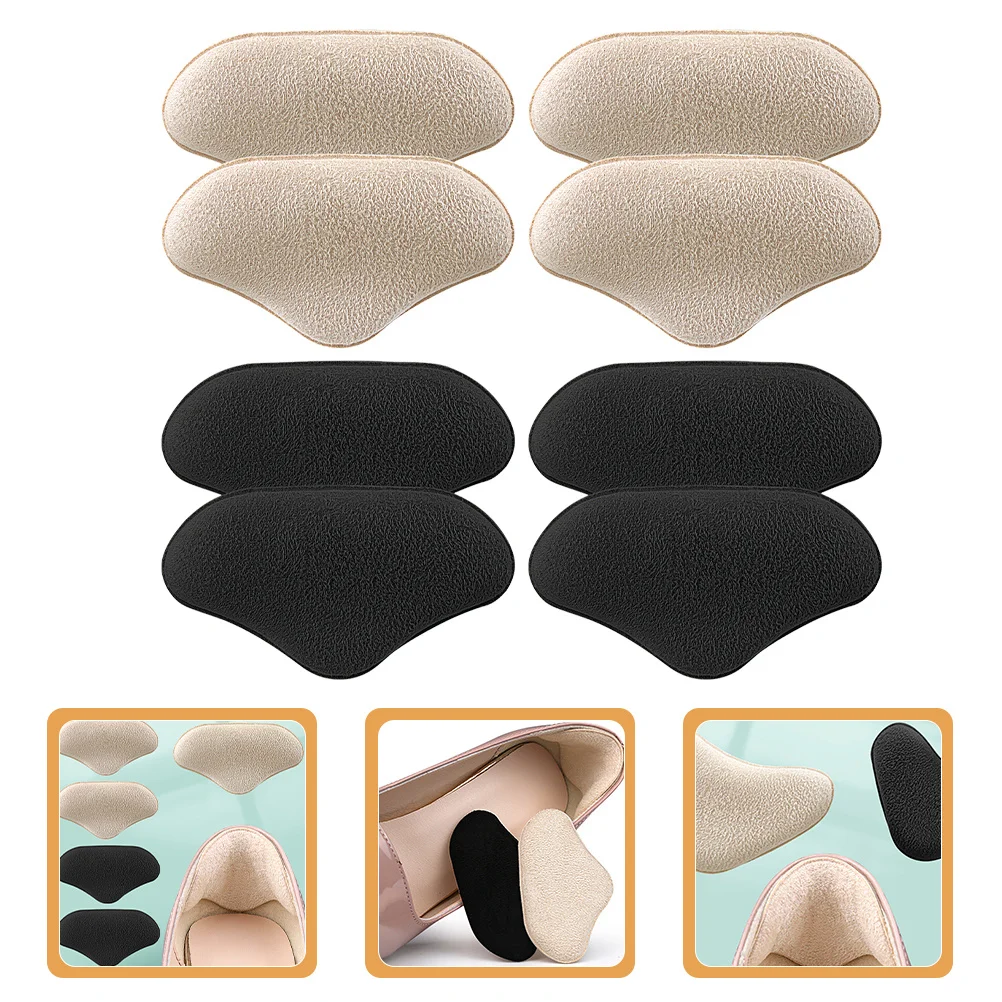 

4Pairs Comfortable Heel Cushions Inserts Non Slip Pads for Ladies Boots Shoes Relief Heel Grips Cushion for Heels