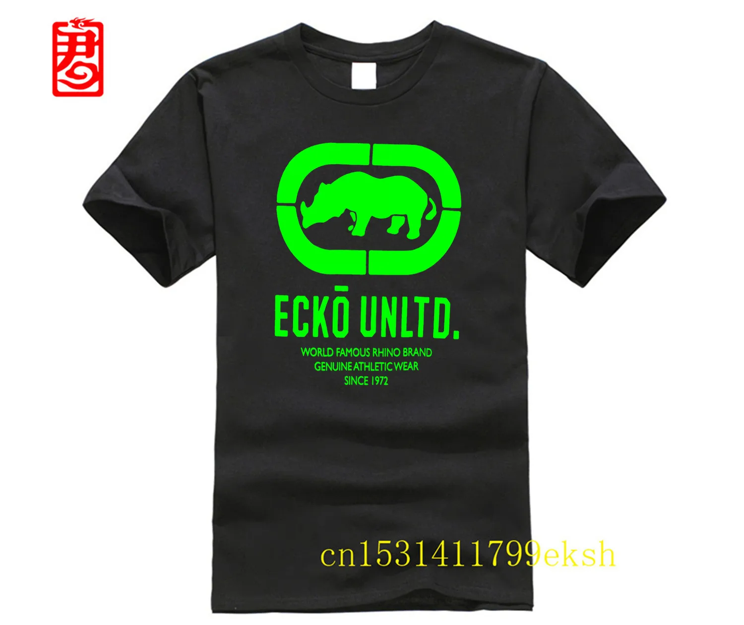 Ecko_Unltd Summer Short Sleeve O Neck Cotton Humor T Shirt Man Clothing Funny Tops & Tees Sleeve Casual T-Shirt