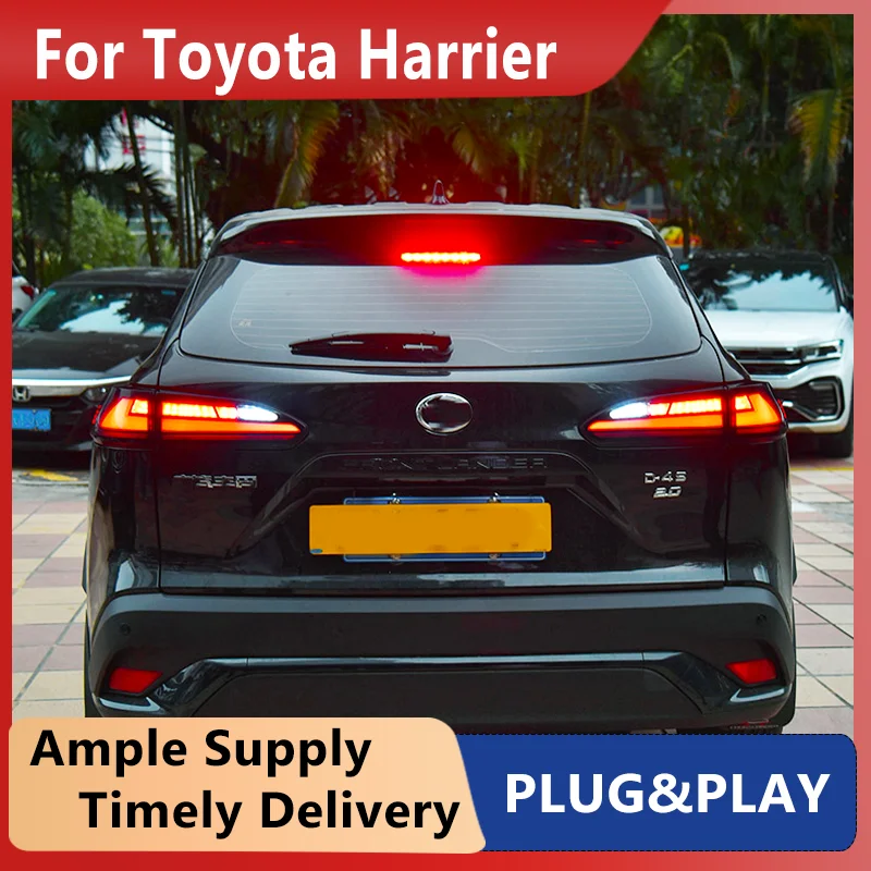 LED Taillights For Toyota Corolla Cross 2021 2022 2023 Harrier Rear Lamps Fog Brake Reverse Dynamic turn signal Car Accessories