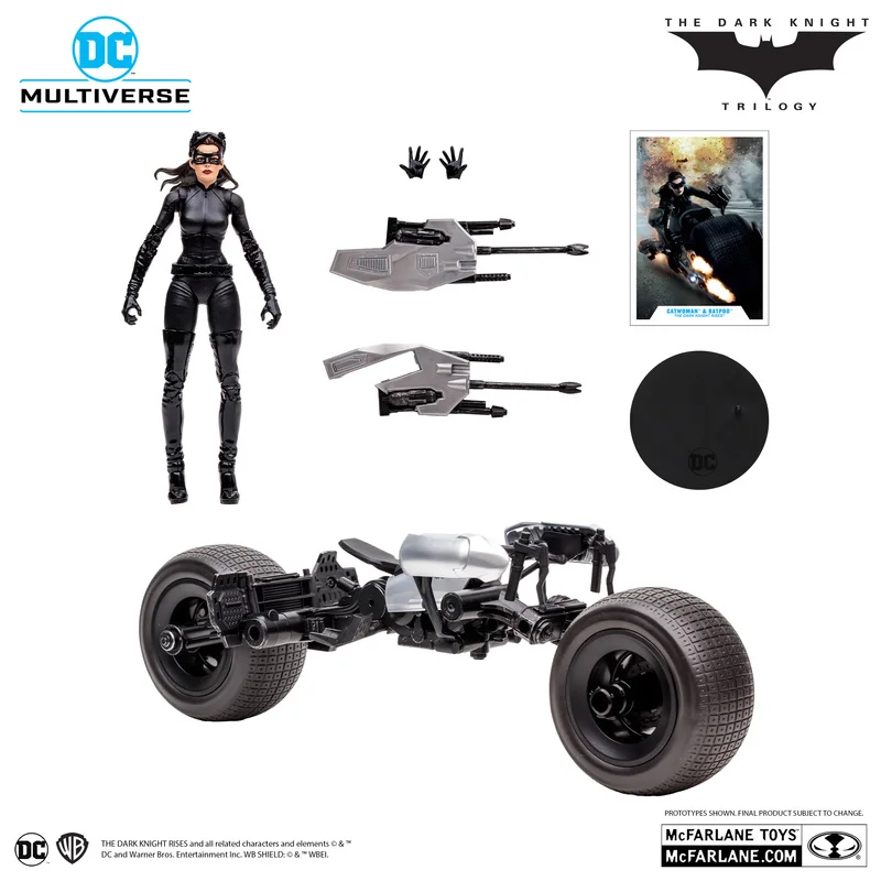 New Batman Show Face Cat Woman Selina Kyle Cool Mcfarlane Dc 7 Inches Action Figure Toys Collection Model Kids Christmas Gifts