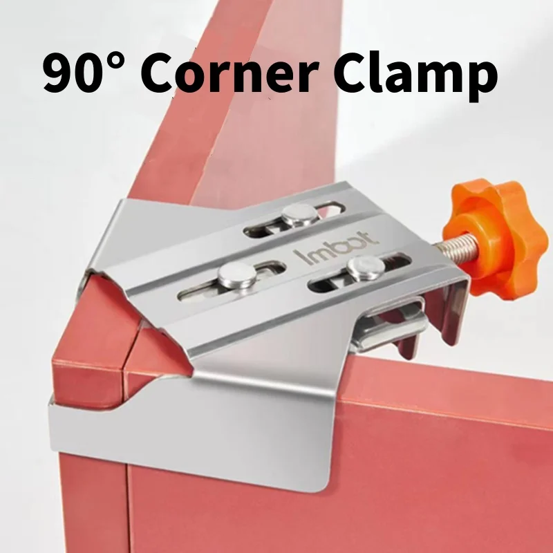 

Деревообрабатывающий 90-градусный зажим с регулируемым углом, рама из нержавеющей стали 401, прямоугольный зажим для работы по дереву своими руками
