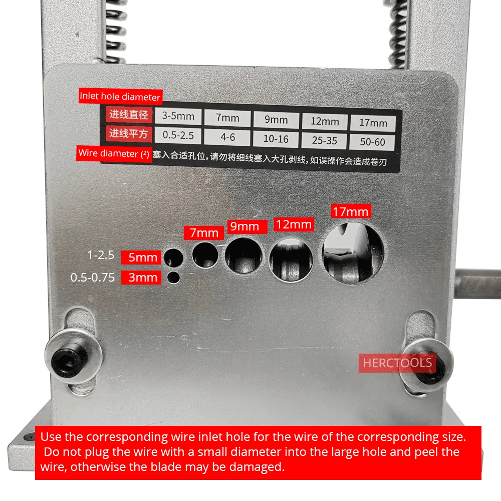 Porous Wire Stripping Machine Manual Automatic Scrap Wire Copper Cable Wire Stripper High Efficiency Wire Peeling Machine